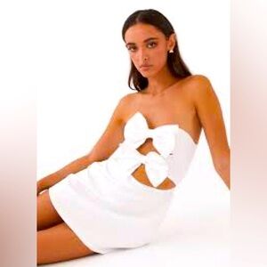 Peppermayo White Mini Dress